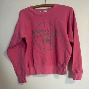 Daydreamer Hot Pink Fleetwood Mac Graphic Crewneck Sweatshirt